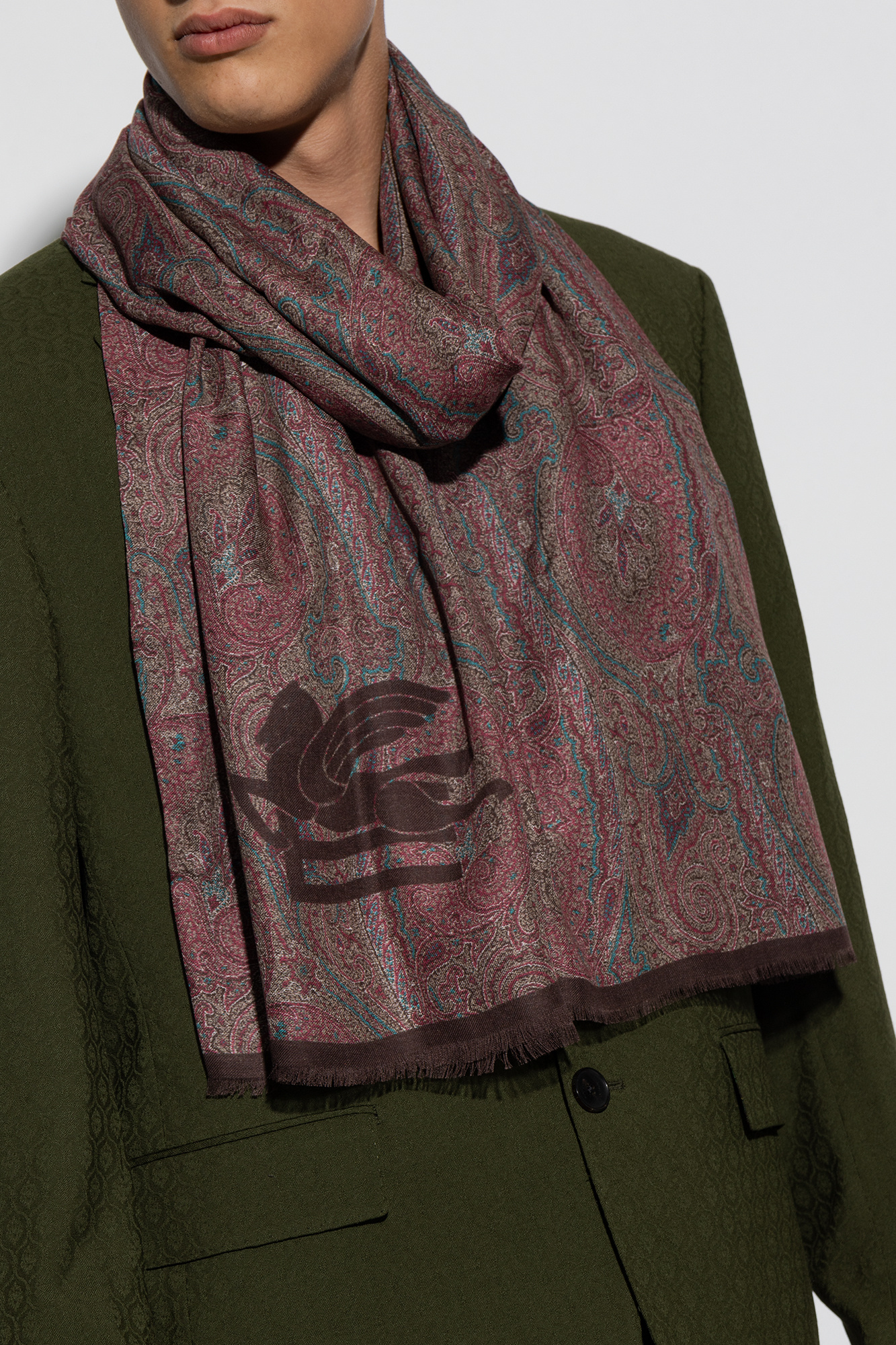 Etro Scarf with paisley motif Men s Accessories Vitkac